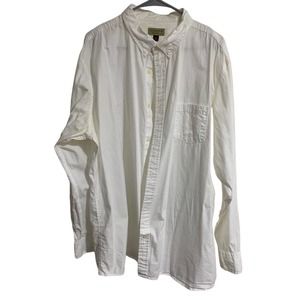 (T09) Sonoma Men's The Every Day Shirt Button Up SIZE XXL White
